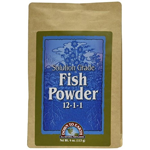 Down to Earth Fish Powder  4 Oz  White - B01KP1J8B0